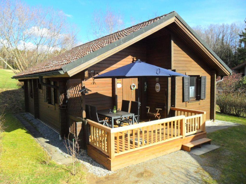 Komfortables-Ferienblockhaus-Nr-27-56-Qm-Bis-4-Personen-Viechtach-Jaegerpark Eksteriør billede